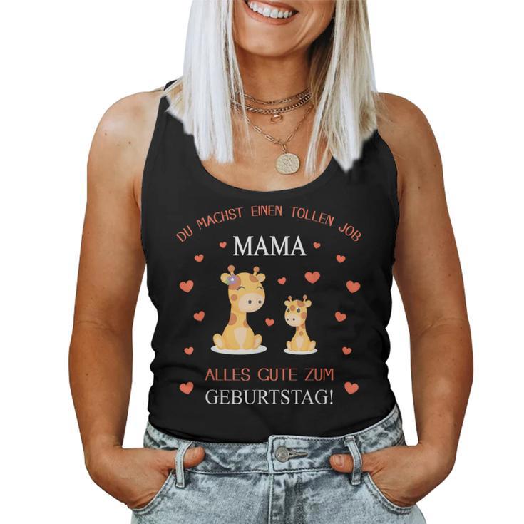 Alles Gute Zum Geburtstag Mama Tank Top Frauen