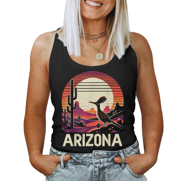 Arizona Roadrunner State Of Arizona Cactus Women Tank Top