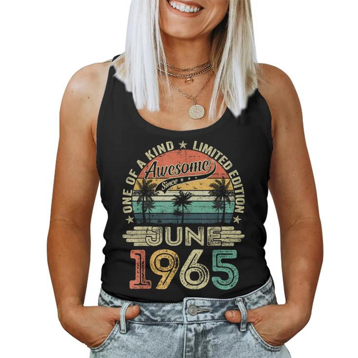 Awesome Since May 1965 Vintage 59Th Birthday Women Women Tank Top