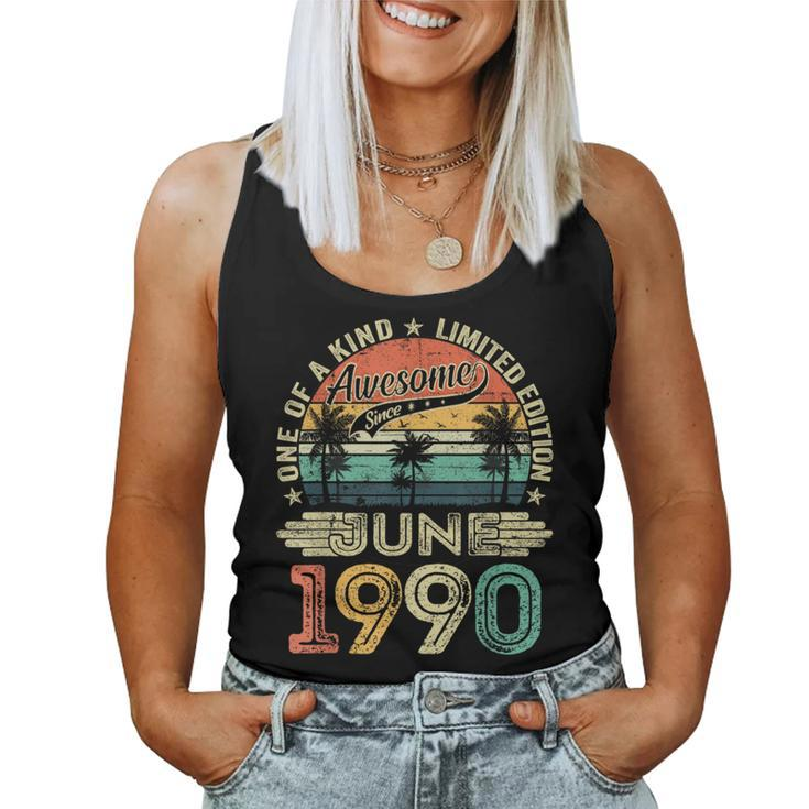 Awesome Since May 1990 Vintage 34Th Birthday Women Women Tank Top