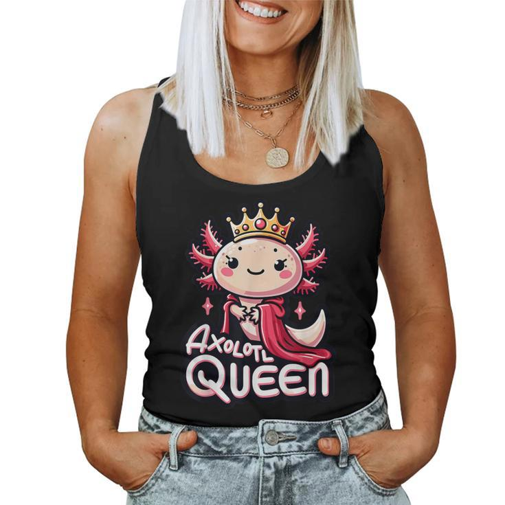 Axolotl Queen Girls Axolotl Lover Axolotl Women Tank Top