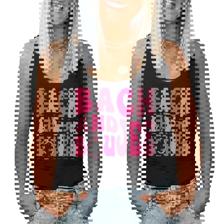 Bach And Boujee Bach Groovy Matching Bachelorette Party Women Tank Top