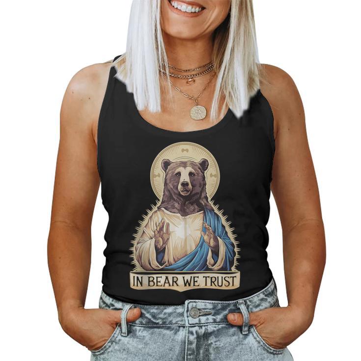 In Bear We Trust I Choose The Bear 2024 Trending Men Women Tank Top