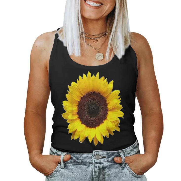 Beautiful Yellow Sunflower Sun Flower Blooms Women Tank Top