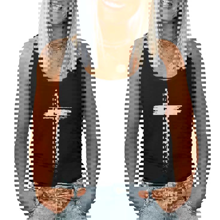 Believe Christian Cross Jesus Christ Christians Women Women Tank Top