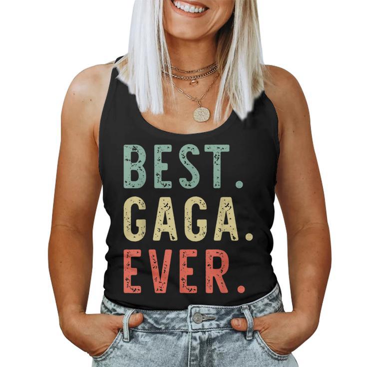 Best Gaga Ever Family Retro Vintage Grandma Women Tank Top