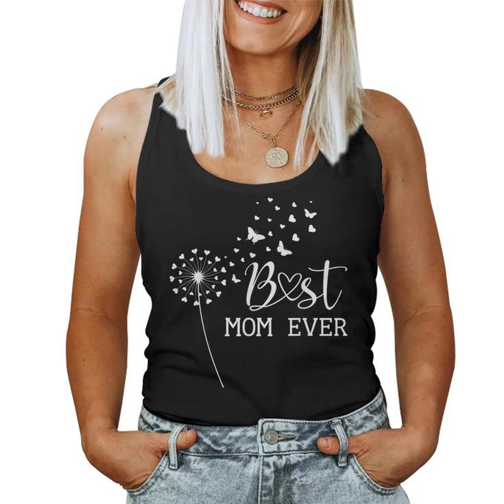 Best Mom Ever Flower For Christmas Birthday Women Tank Top