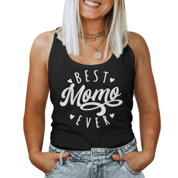 Best Momo Ever Modern Calligraphy Font Mother's Day Momo Women Tank Top