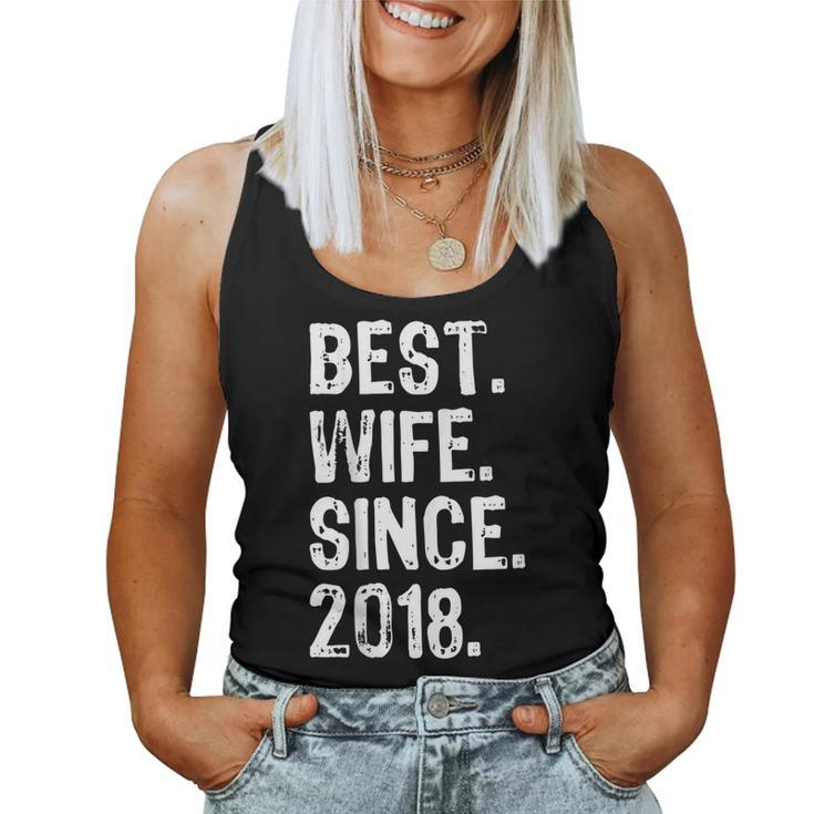 Best Wife Since 2018 1St Wedding Anniversary Women Tank Top