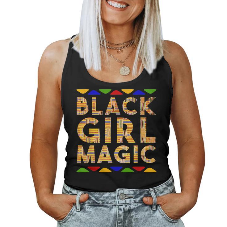 Black Girl Magic Kente Afro Dashiki Women Tank Top