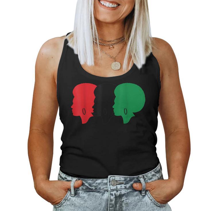 Black Pride Clothing Pan African Flag Afro 4 & Women Women Tank Top