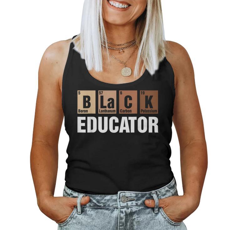 Black Teacher African American Education Black History Month Women Tank Top