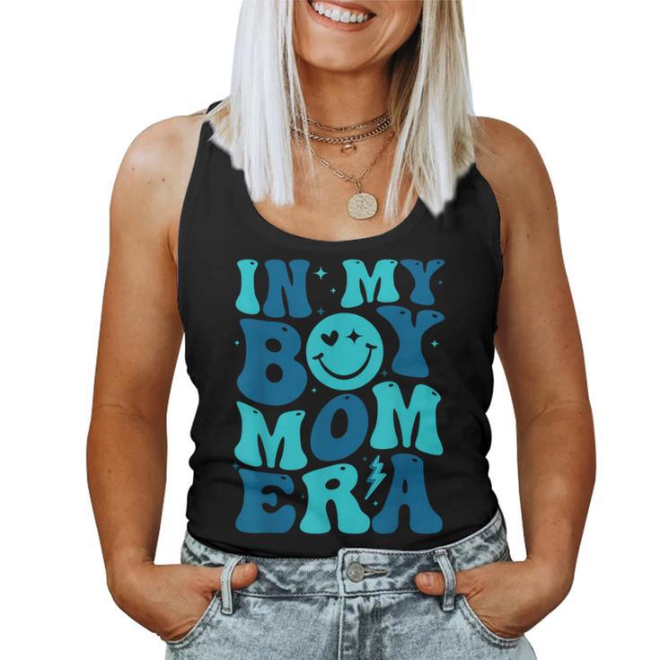 In My Boy Mom Era Retro Groovy Happy Mother's Day Mom Life Women Tank Top