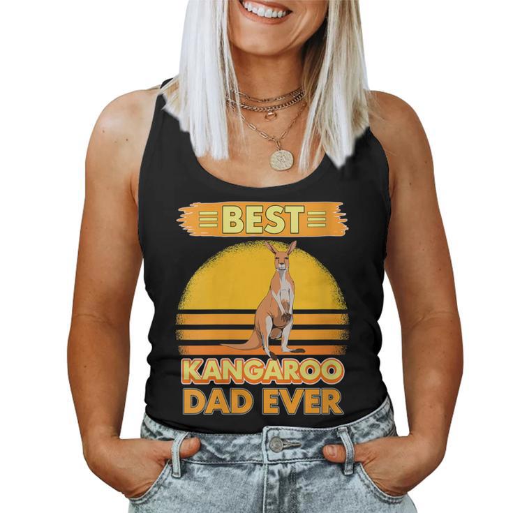 Boys Best Kangaroo Dad Ever Father's Day Kangaroo Women Tank Top