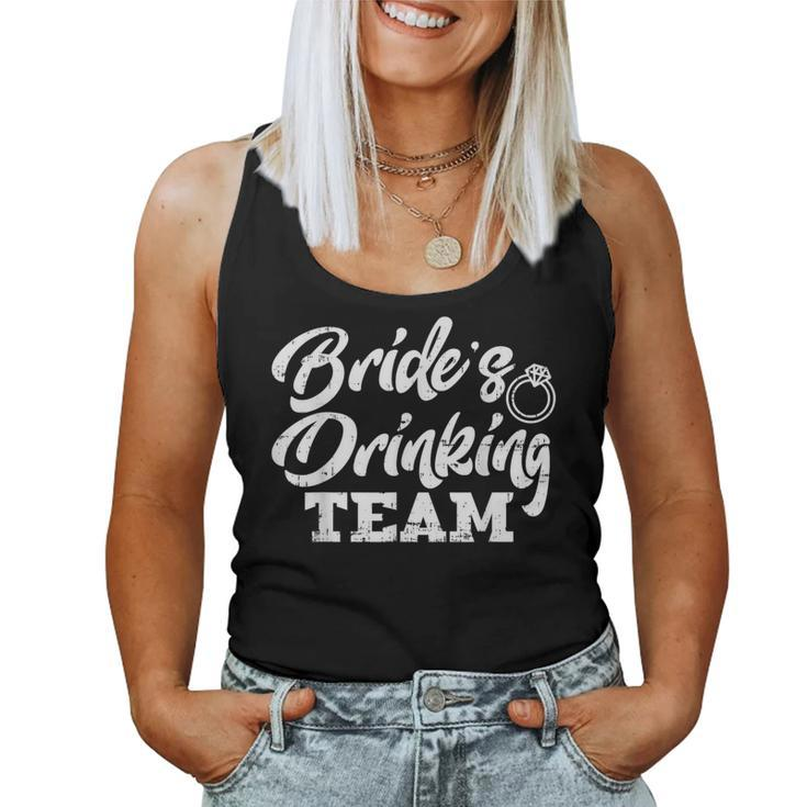 Brides Drinking Team Bachelorette Party Women Women Tank Top