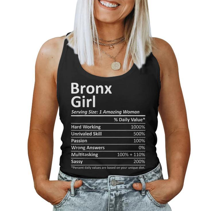 Bronx Girl Ny New York City Home Roots Usa Women Tank Top