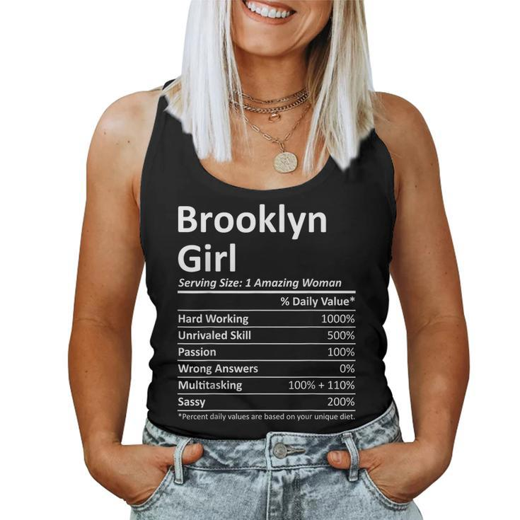 Brooklyn Girl Ny New York City Home Roots Usa Women Tank Top