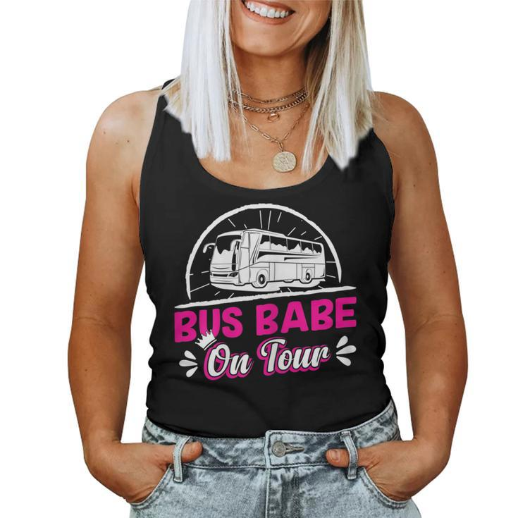 Bus Driver Bus Babe On Tour Women Tank Top