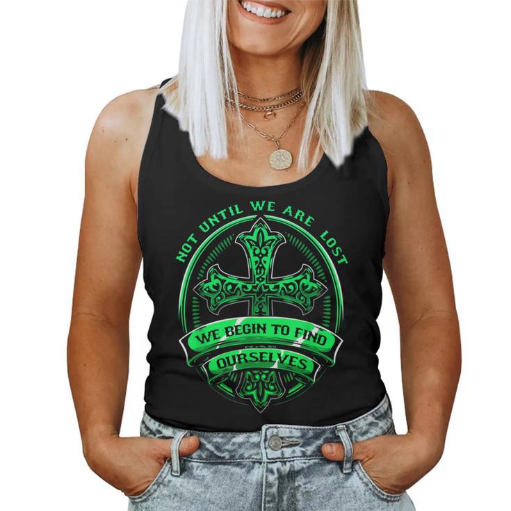 Celebrate Recovery Christian Cross Quote Apparel Women Tank Top