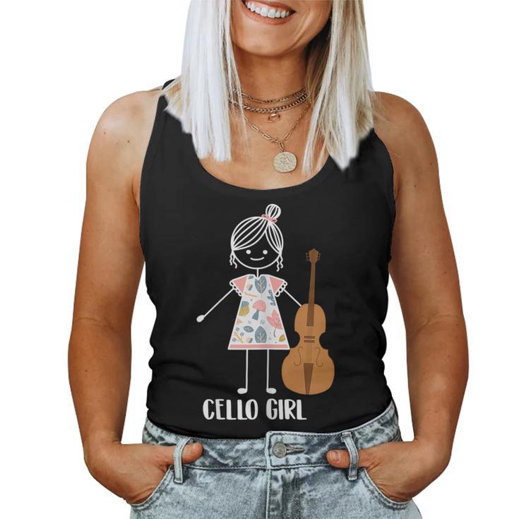 Cello Girls' Cello Playerioloncello Cellist Cello Tank Top Frauen