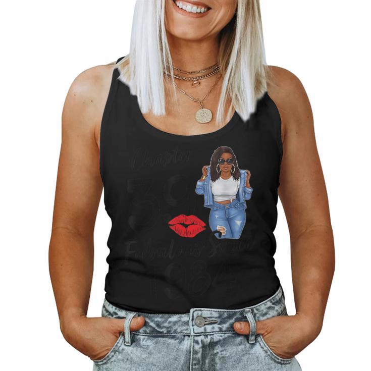 Chapter 39 Fabulous Since 1984 Black Girl Birthday Queen Women Tank Top