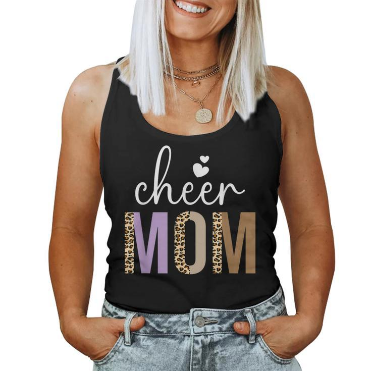 Cheer Mom Leopard Cheerleader For Women Tank Top