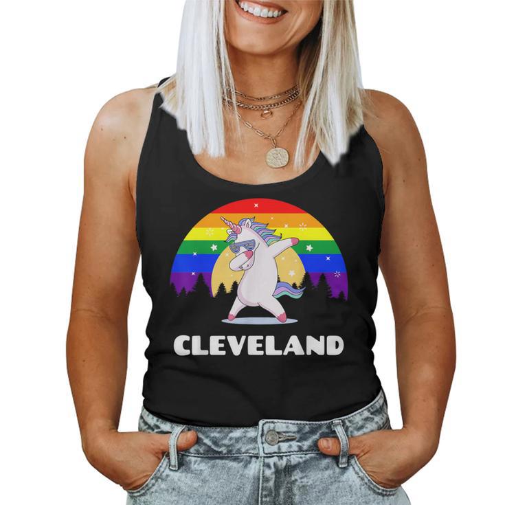 Cleveland Ohio Lgbtq Gay Pride Rainbow Women Tank Top