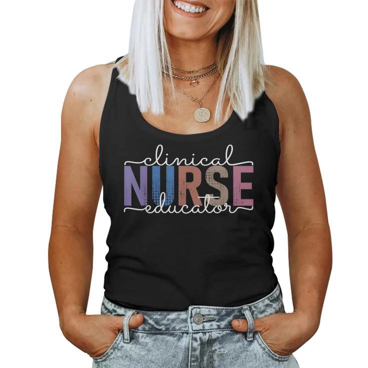 Clinical Nurse Educator Nursing Instructor Appreciation Women Tank Top