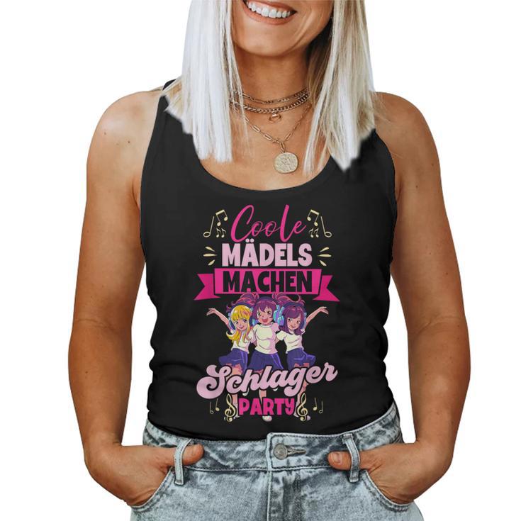 Cool Girls Make Schlager Tank Top Frauen