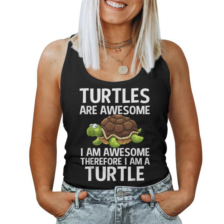 Cool Sea Turtle For Tortoise Turtle Lover Women Tank Top