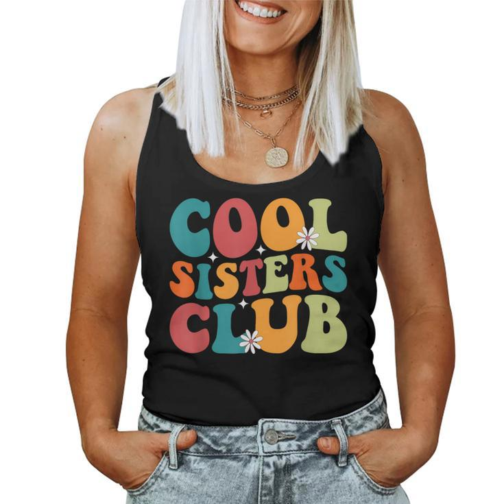 Cool Sisters Club Retro New Sister Matching Family Pregnancy Women Tank Top