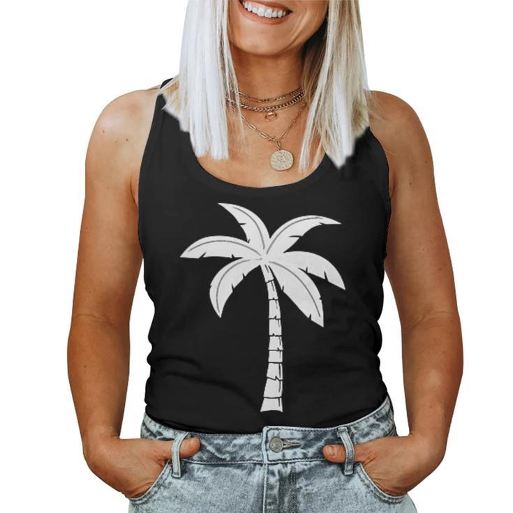 Cool Summer Vacation Beach Palm Tree Women Tank Top