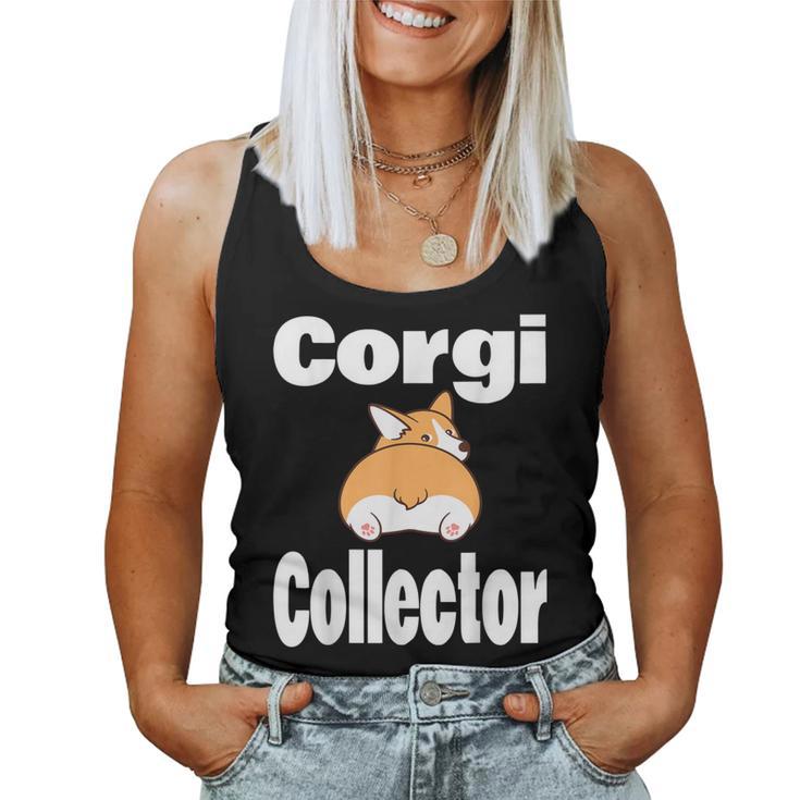 Corgi Collector Lustiger Tierliebhaber Hundebesitzer Mama Papa Humor Tank Top Frauen