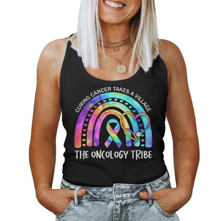 Curing Cancer Takes A Village The Oncology Tribe Nurse Team Women Tank Top