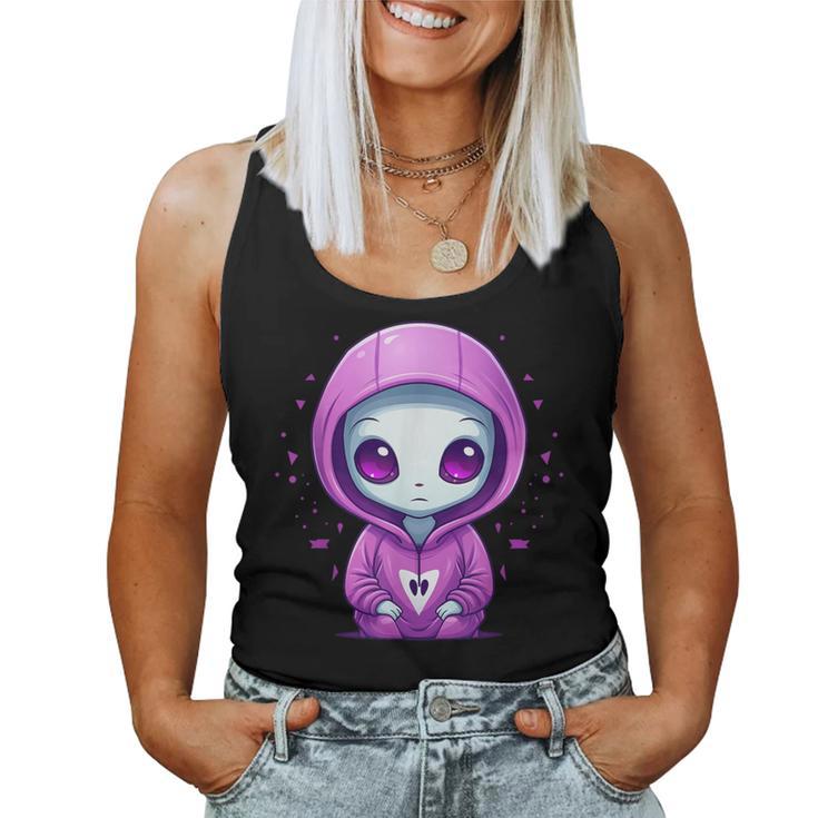 Cute Alien Girl I Alien Women Tank Top