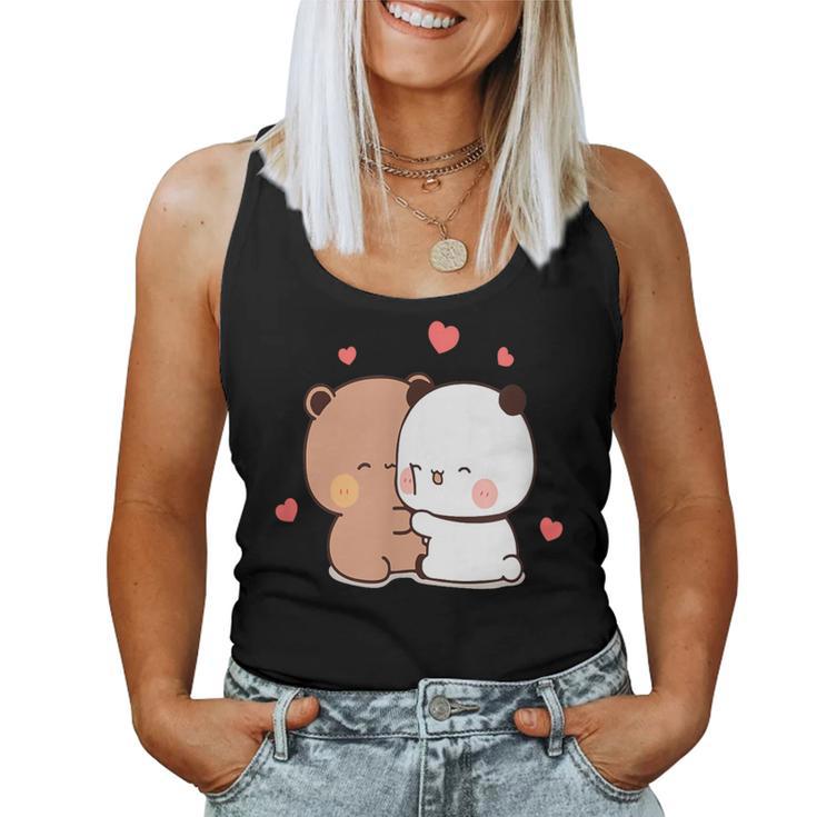 Cute Bubu Dudu Panda Bears Sweet Love Bubu And Dudu Women Tank Top