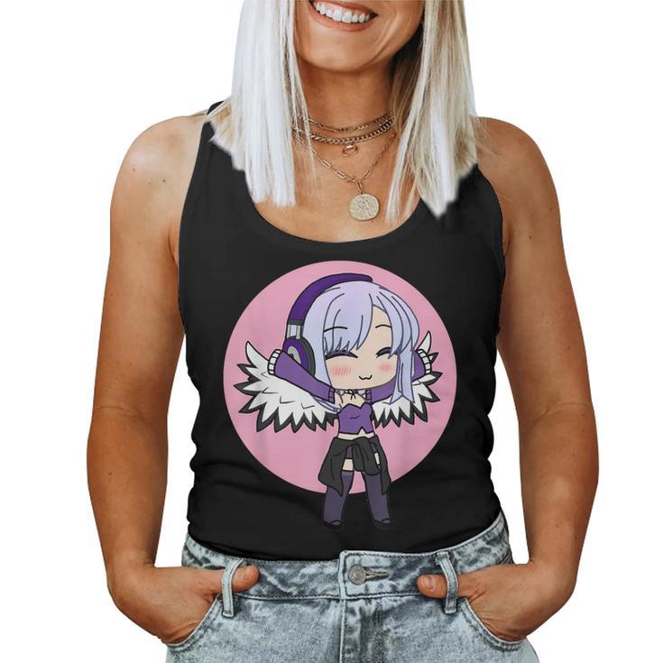 Cute Chibi Style Kawaii Anime Girl With Wings Women Tank Top