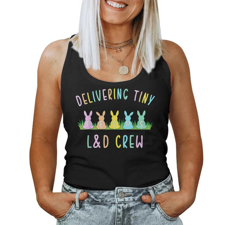 Cute Delivering Rabbits Labor And Delivery L&D Nurse Easter Women Tank Top