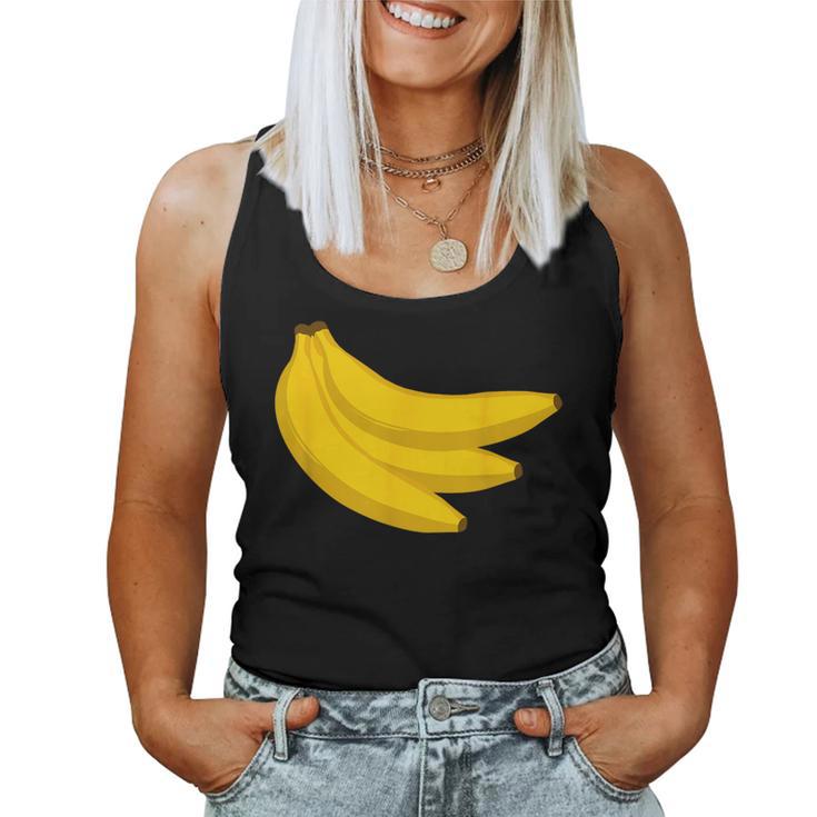 Cute Three BananasBanana Print Women Tank Top