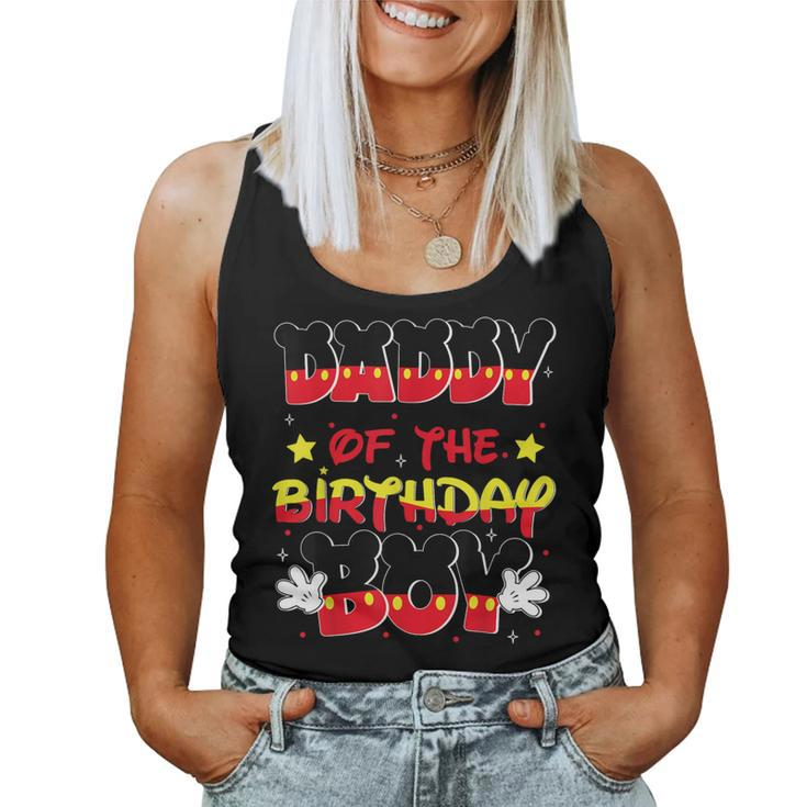 Dad And Mom Daddy Birthday Boy Mouse Family Matching Women Tank Top