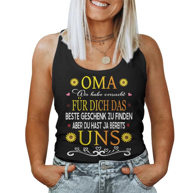 Damen Muttertagsgeschenk Mama Muttertag Spruch Oma Raglan Tank Top Frauen