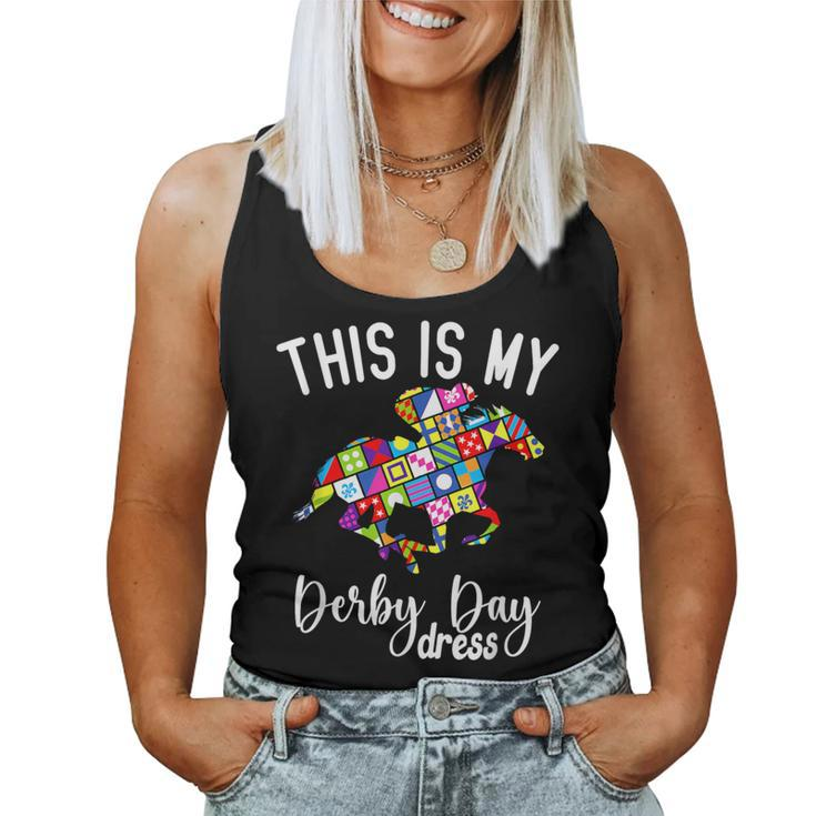 Derby Hat This Is My Derby Dress Horse Racing Women Tank Top