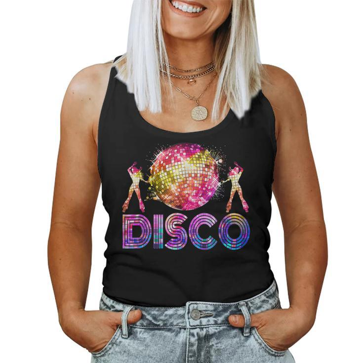 Disco 70S Vintage Retro Theme Dancing Queen 70'S Women Women Tank Top