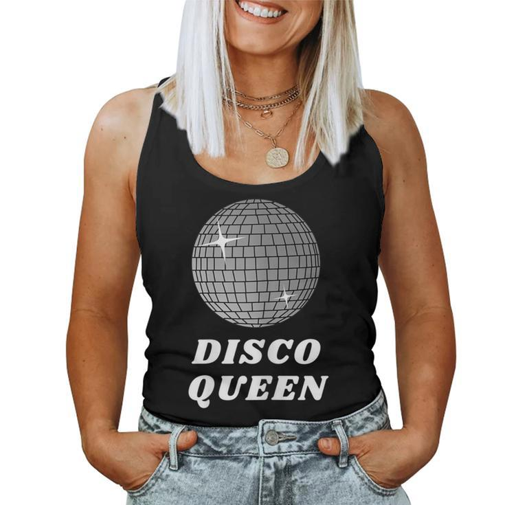 Disco Queen 70'S Themed Birthday Party Dancing Women Women Tank Top