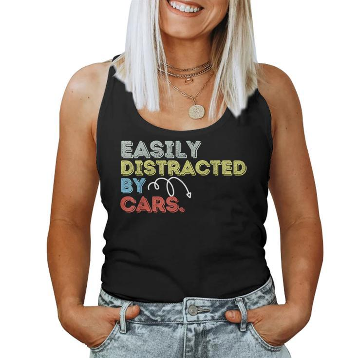 Easily Distracted By Cars Cars Women Tank Top