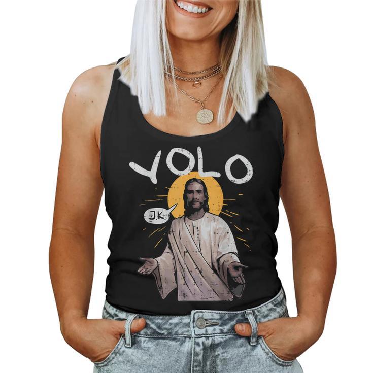 Easter Yolo Jk Jesus Religious Christian Kid Women Tank Top