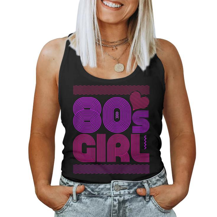 Eighties Party Idea Girl 80S Women Tank Top
