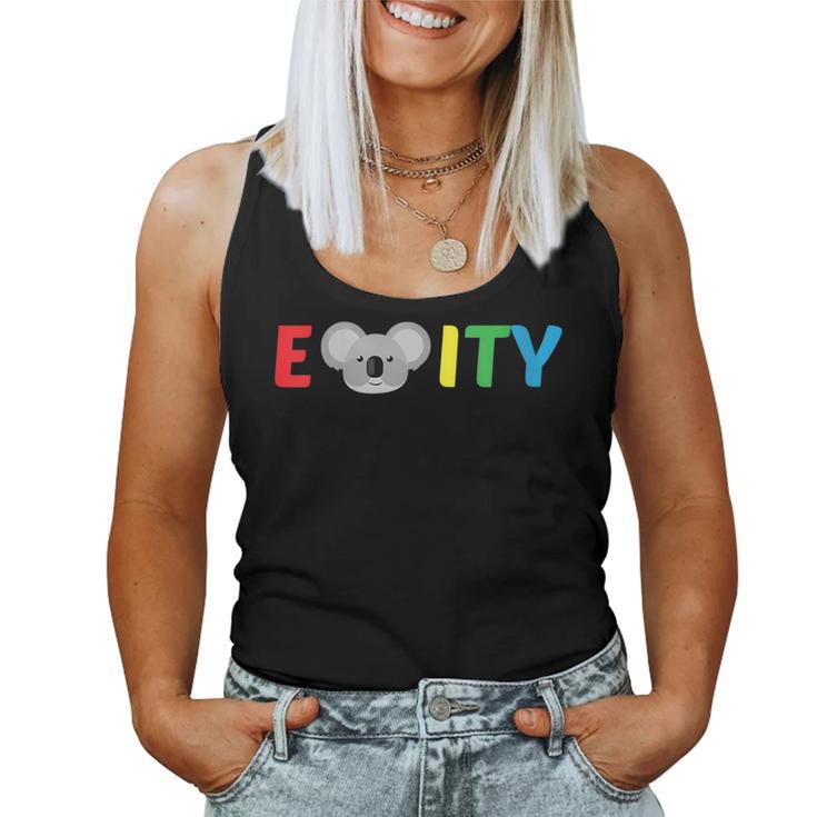 Ekoalaity Koala Equality Lgbt Community Animal Pun Women Tank Top