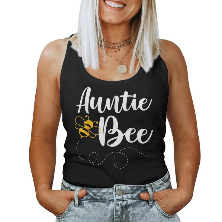 Family Bee Auntie Birthday Family Matching Beekeeper Women Tank Top