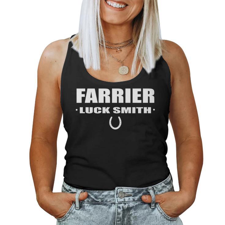 Farrier Luck Smith Horse Farrier Women Tank Top